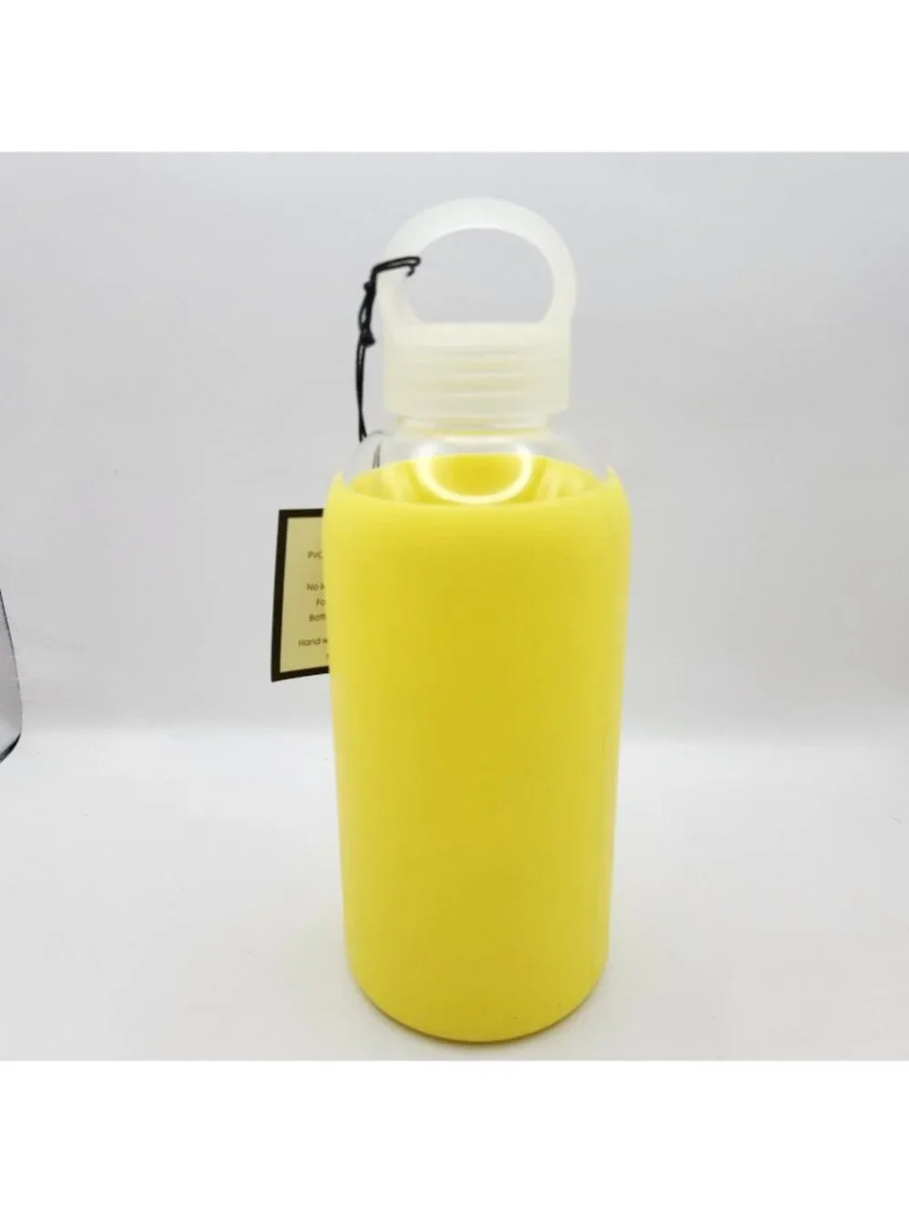 Hydrate Glass Water Bottle 18.5 oz BPA Phthalates PVC Polycarbonate Free NEW Yel